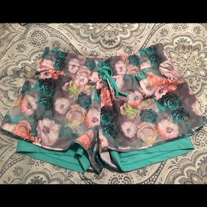 Floral Running Shorts